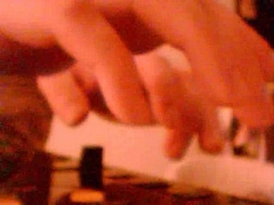 Leslie playing with Hot Cues
