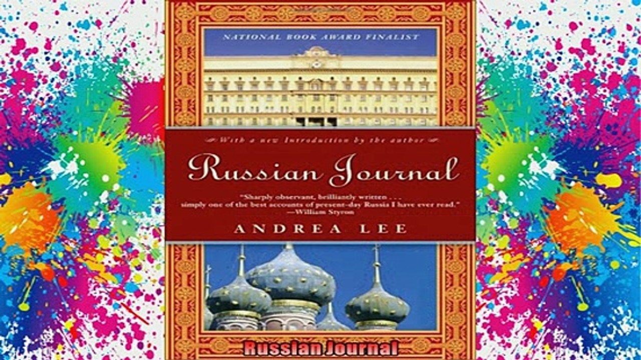 DOWNLOAD FREE Ebooks  Russian Journal Full EBook