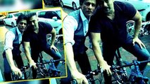 Shahrukh Khan & Salman Khan RIDING Bicycle Together On Mumbai Street