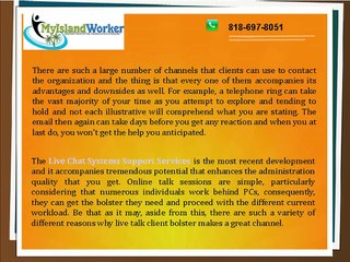 Live Chat Systems Support Services