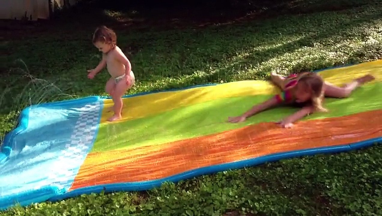 12 Epic Slip And Slide Fails in 90 Seconds