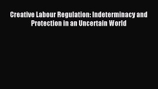[PDF] Creative Labour Regulation: Indeterminacy and Protection in an Uncertain World Download