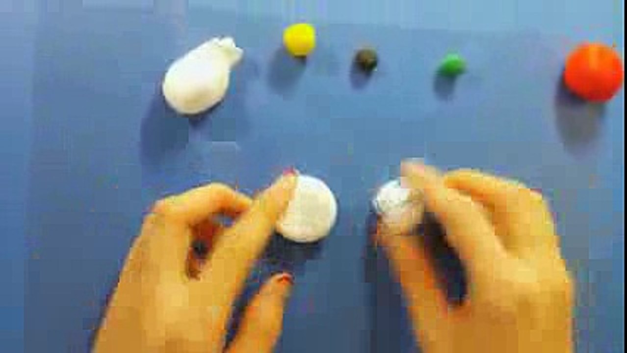 Play-Doh 플레이도우 눈사람 만들기