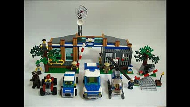 Lego City 4436 & 4440 Patrol car & Forest police Station Simple Review