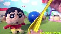 クレヨンしんちゃん おもちゃアニメ ふうせんで遊ぼう❤風船 Toy Kids トイキッズ animation anpanman