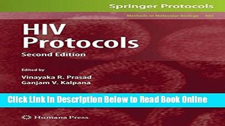 Download HIV Protocols: Second Edition (Methods in Molecular Biology)  PDF Free