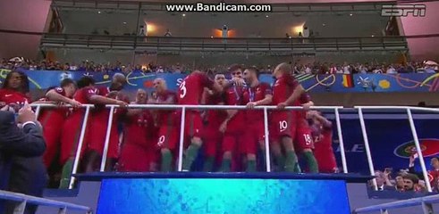 Portugal 1-0 France CHAMPIONS Euro Final Celebration 10.07.2016 HD