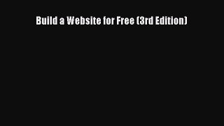 Read Build a Website for Free (3rd Edition) Ebook Free