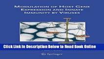 Read Modulation of Host Gene Expression and Innate Immunity by Viruses  Ebook Free
