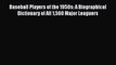[PDF] Baseball Players of the 1950s: A Biographical Dictionary of All 1560 Major Leaguers Read