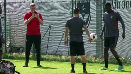 Euro/quart de finale: dernier entrainement pour la Belgique