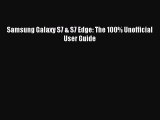 Read Samsung Galaxy S7 & S7 Edge: The 100% Unofficial User Guide Ebook Free