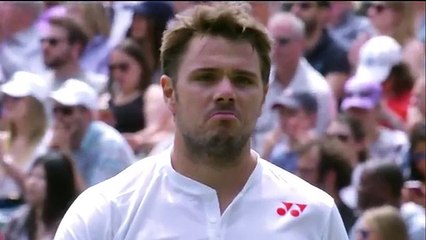 Wimbledon - Jour 4 - Wawrinka vs Del Potro
