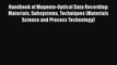 Read Handbook of Magento-Optical Data Recording: Materials Subsystems Techniques (Materials