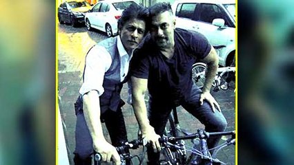 New ! Shah Rukh Khan and Salman Khan Bike Ride