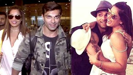 Bipasha Basu And Karan Singh Grover Return From Barcelona, Spain