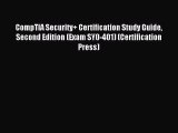 Read CompTIA Security  Certification Study Guide Second Edition (Exam SY0-401) (Certification