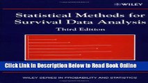 Read Statistical Methods for Survival Data Analysis  Ebook Free