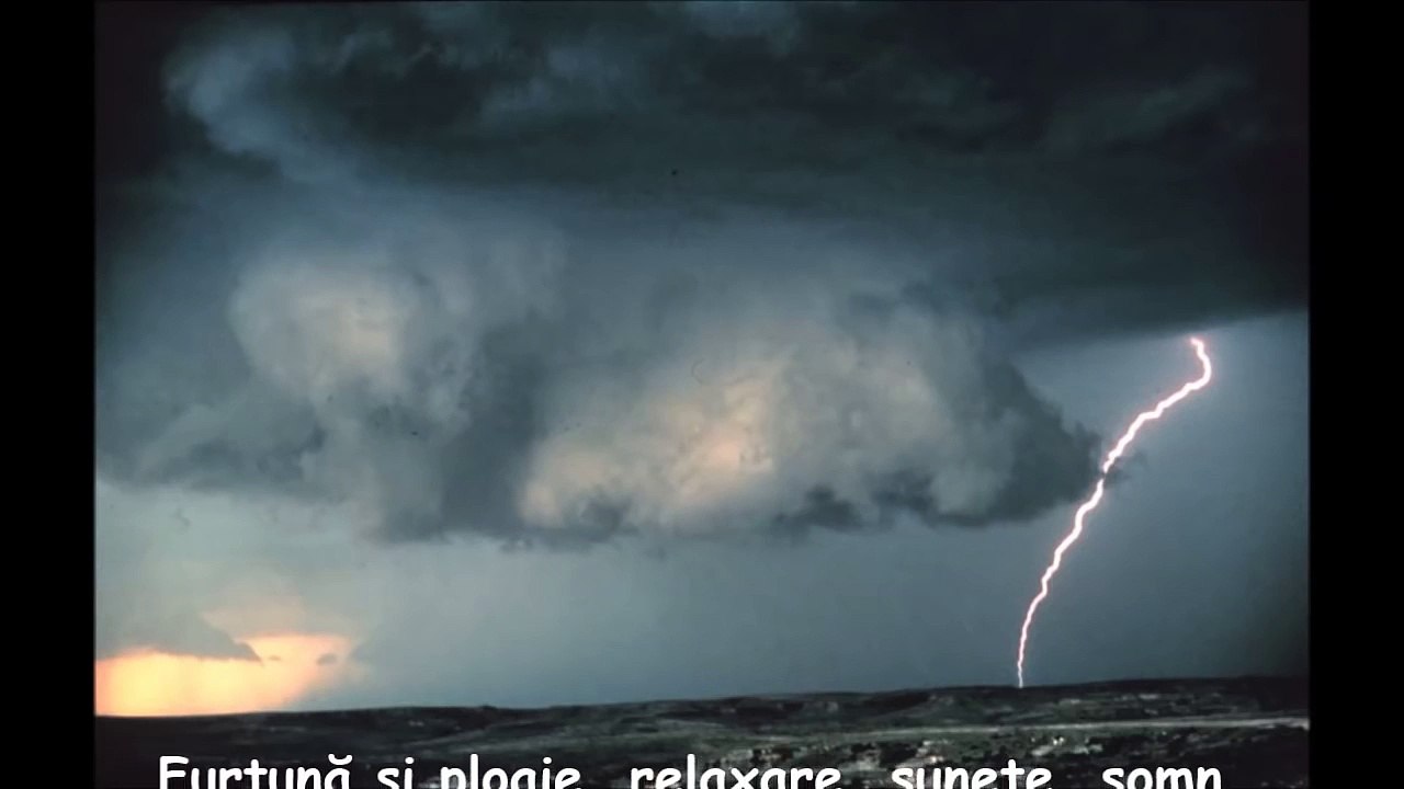 Furtună și ploaie, relaxare, sunete, somn, sunet ploaie, sunete din natură, zen, yoga