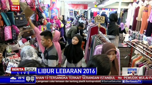 Pasar Blok A Tanah Abang Ramai Pengunjung