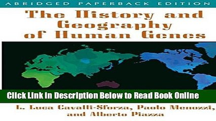 Read The History and Geography of Human Genes  Ebook Free