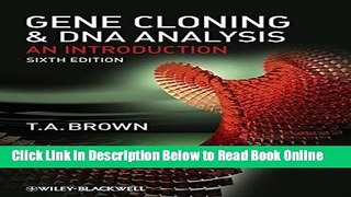 Download Gene Cloning and DNA Analysis: An Introduction  PDF Online