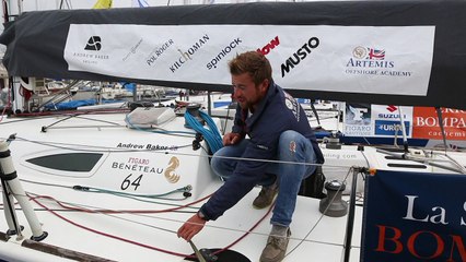 Andrew Baker about falling overboard