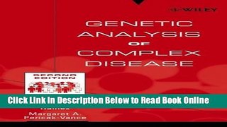 Read Genetic Analysis of Complex Disease  Ebook Free