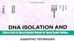 Read DNA Isolation and Sequencing  PDF Online