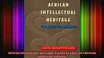 READ book  African Intellectual Heritage A Book of Sources African American Studies Full Ebook Online Free