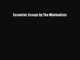 PDF Essential: Essays by The Minimalists Free Books