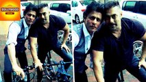 Shahrukh Khan And Salman Khan's Cycle Date | Bollywood Asia