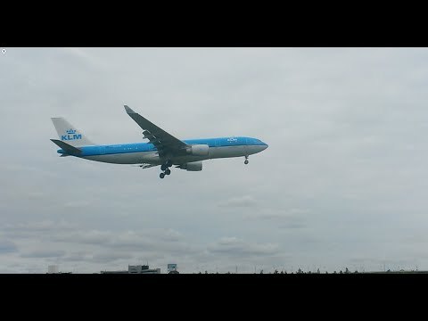 7 HEAVY PLANES CROSSWIND LANDINGS | Schiphol Kaagbaan