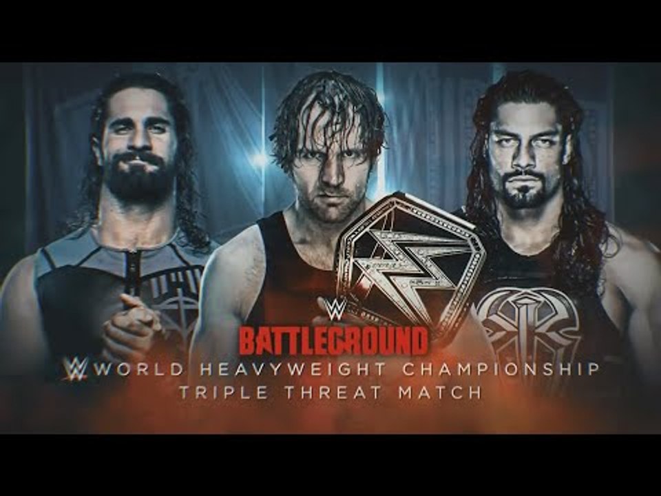Seth Rollins vs Dean Ambrose vs Roman Reigns WWE Battleground 2016 - WWE WHC Match Promo