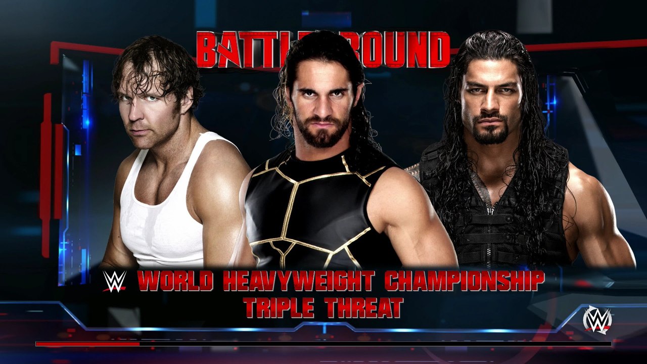 WWE Battleground 2016 - Dean Ambrose VS Seth Rollins VS Roman Reigns Full HD Promo