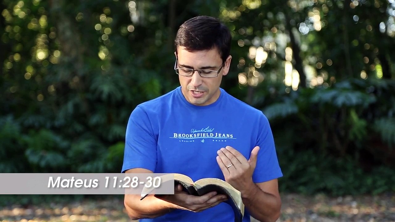 3 minutos com Pr. Ivan Saraiva - Mateus 11:28-30