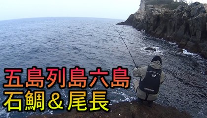 【長崎の磯釣り】上五島六島 グレ＆石鯛 (黑毛) 2015年12月