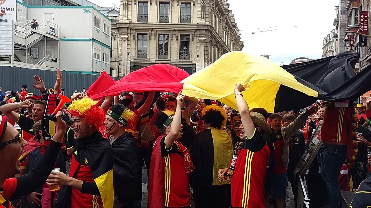 Le centre de Lille est noir-jaune-rouge avant pays de Galles-Belgique
