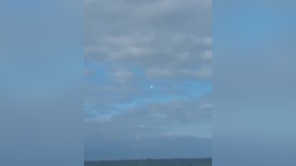 Baie d'Audierne. Le missile tiré ce matin à 9h18