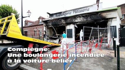 boulangerie incendiée à Compiegne