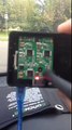 DVMEGA and Raspberry pi 2 powered by 15w portable usb solar cells