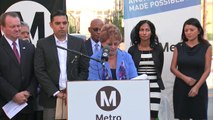 Press conference for 30-day closure of four Long Beach Blue Line stations