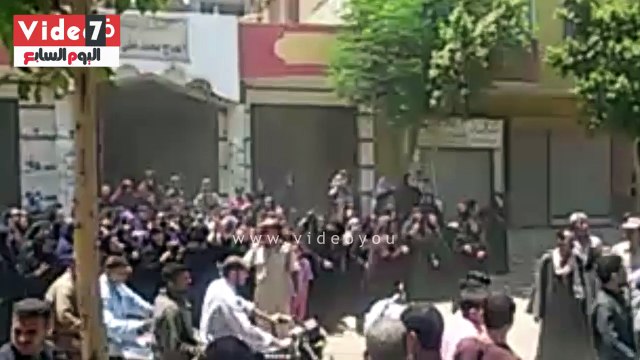 بالفيديو.. تشييع جنازة شهيد عملية الفرافرة بمسقط رأسه فى بنى سويف