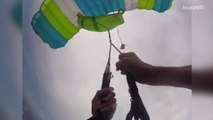 Video Shows Scary Moments as Skydiver's Parachute Malfunctions