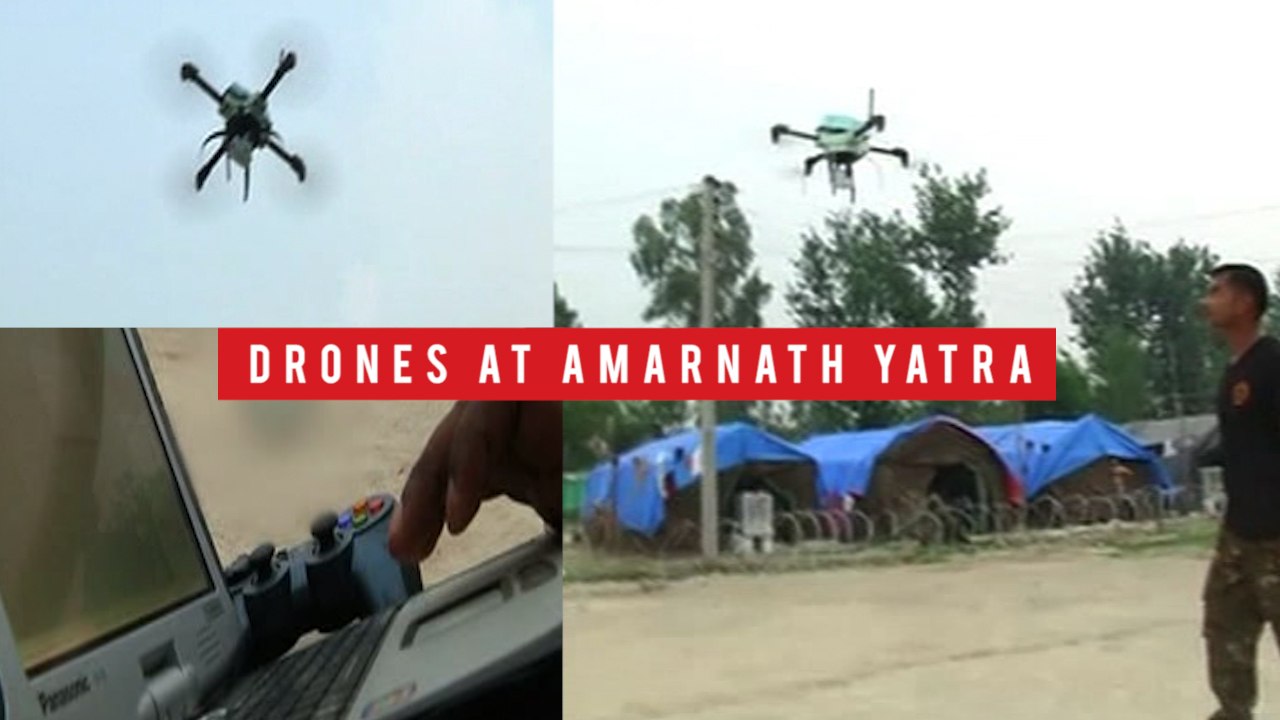 First time ever, Drones to keep an eye during Amarnath Yatra