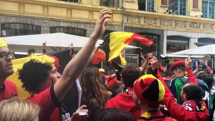 "Don't take me home" : les fans belges chantent avant pays de Galles-Belgique