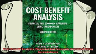 different   CostBenefit Analysis Financial And Economic Appraisal Using Spreadsheets