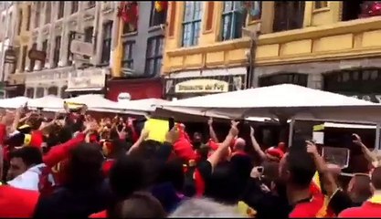 L'ambiance monte à Lille avant Belgique - pays de Galles