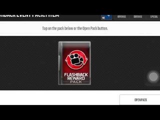 Flashback pack opening (madden mobile)