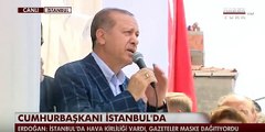 Cumhurbaşkanı Recep Tayyip Erdoğan  İstanbul için çok yanlışlar yaptık, ucube inşaatlar yaptık.